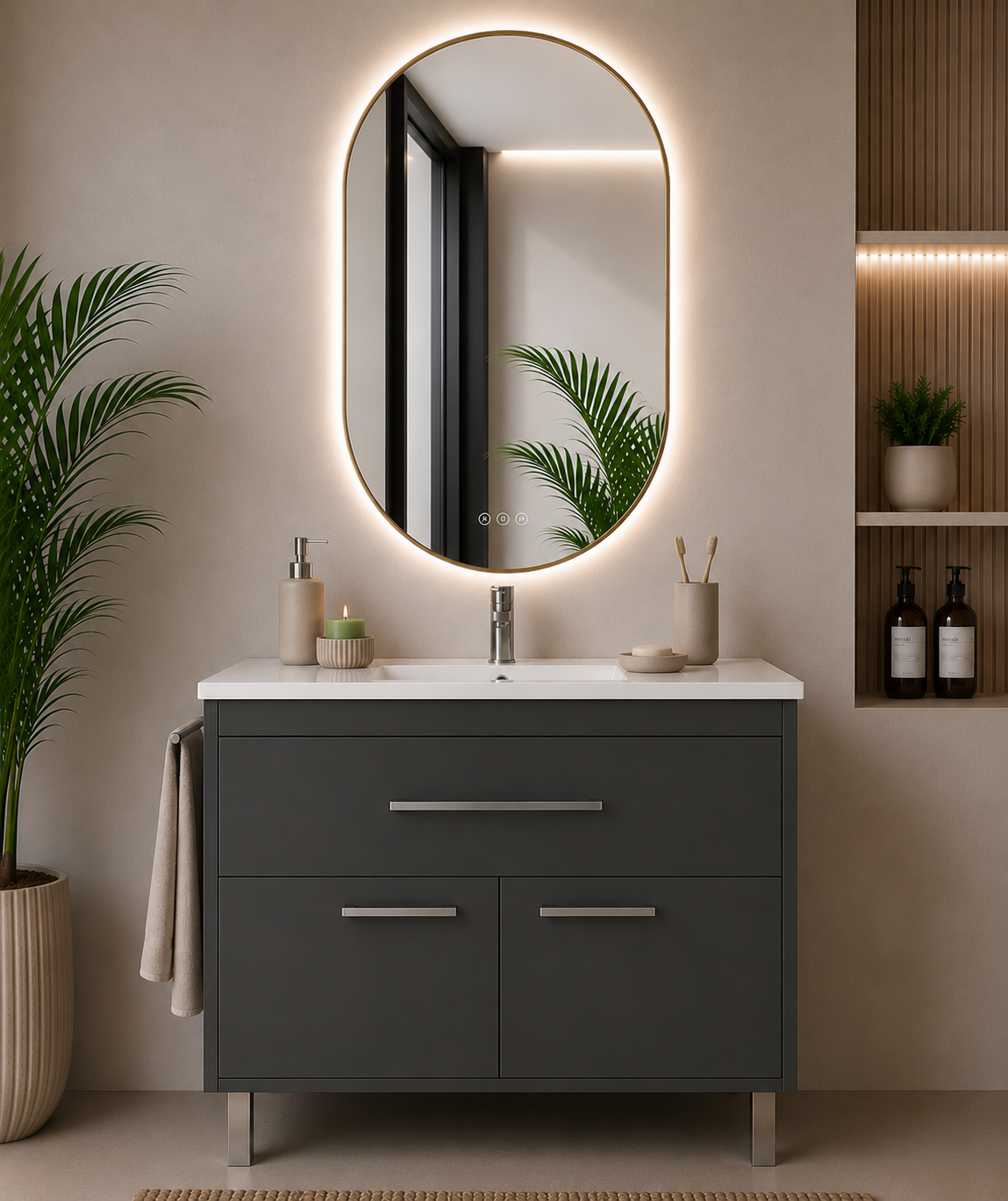 BAHIA bathroom vanity with sink