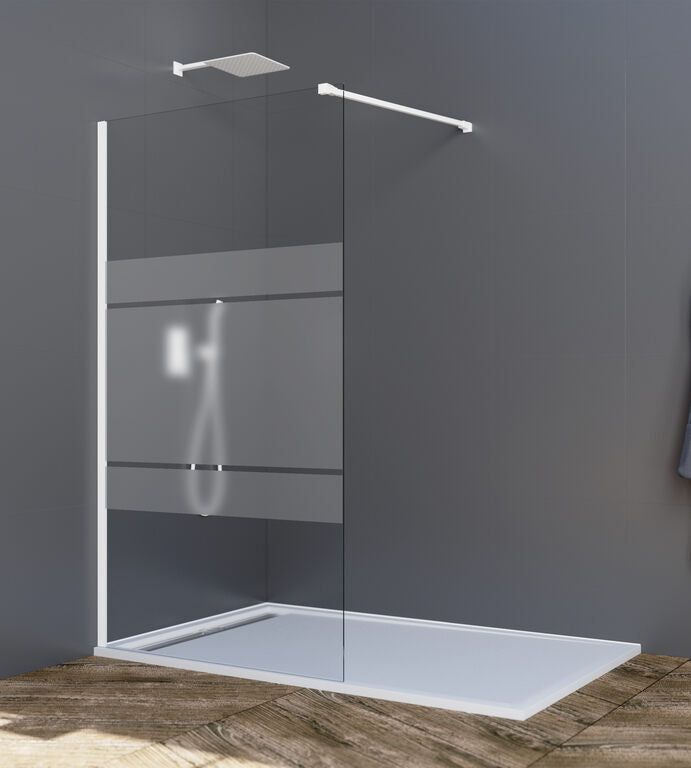 "SCREEN" WALK-IN FIJO DUCHA - Blanco Frost
