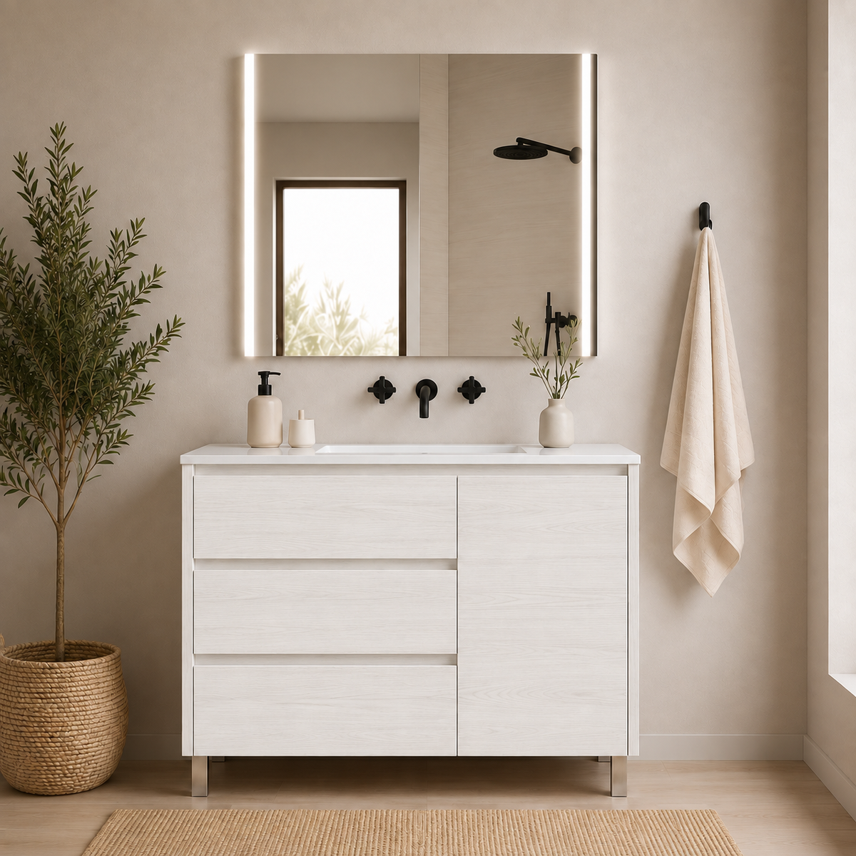 "OFFER" VOLUM Pack + Megan LED Mirror