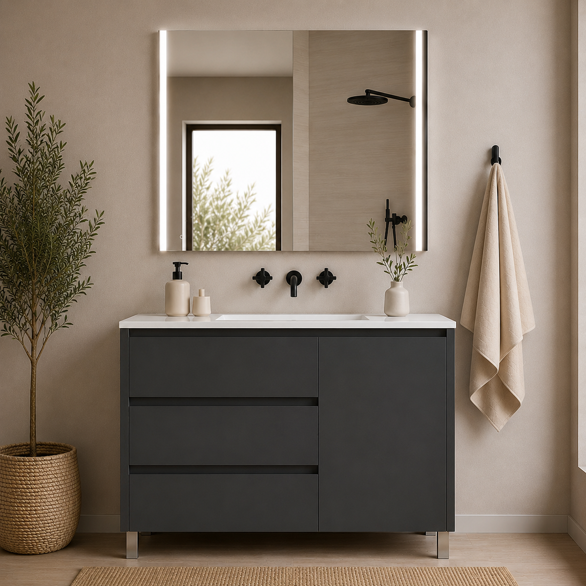 "OFFER" VOLUM Pack + Megan LED Mirror