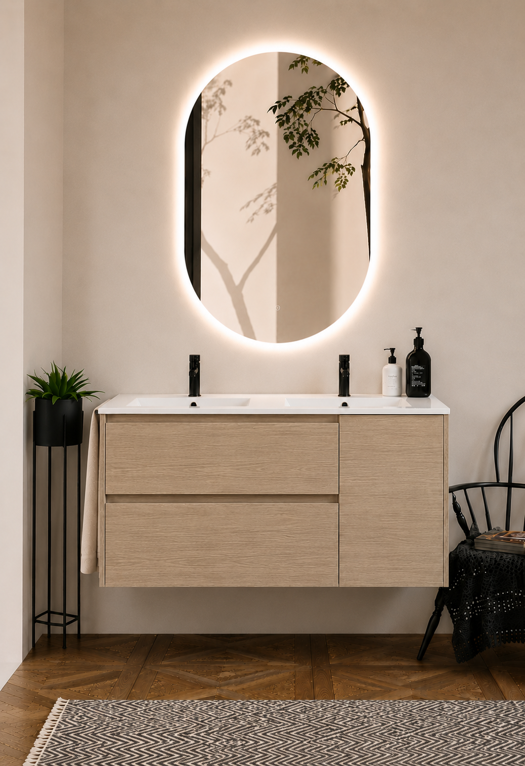 ITACA Bathroom vanity with sink