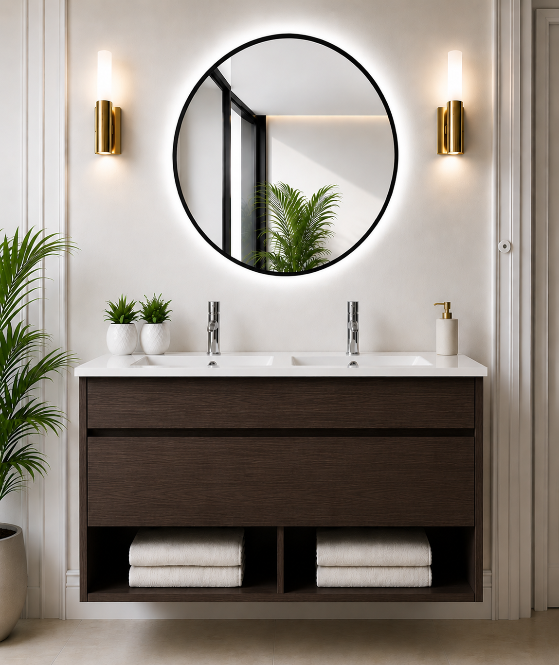 NEBARI Wall-mounted Bathroom Vanity with Drawer and Ultra-slim Basin