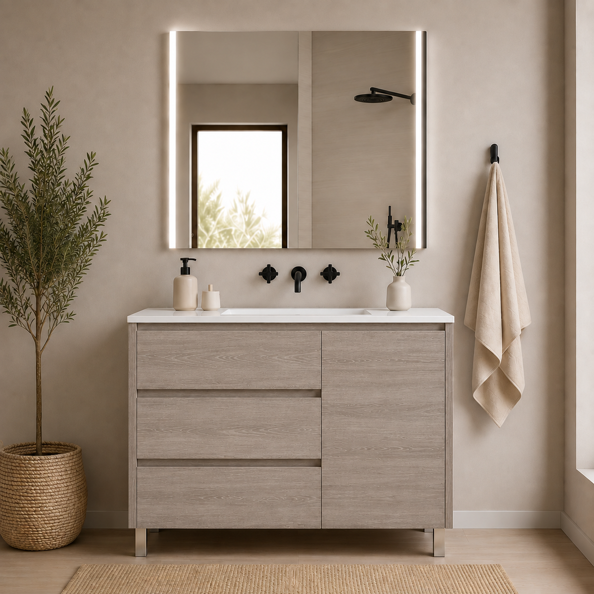 "OFFER" VOLUM Pack + Megan LED Mirror
