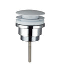 Stainless steel click-clack basin waste