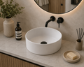 Porcelain countertop washbasin OSIRIS