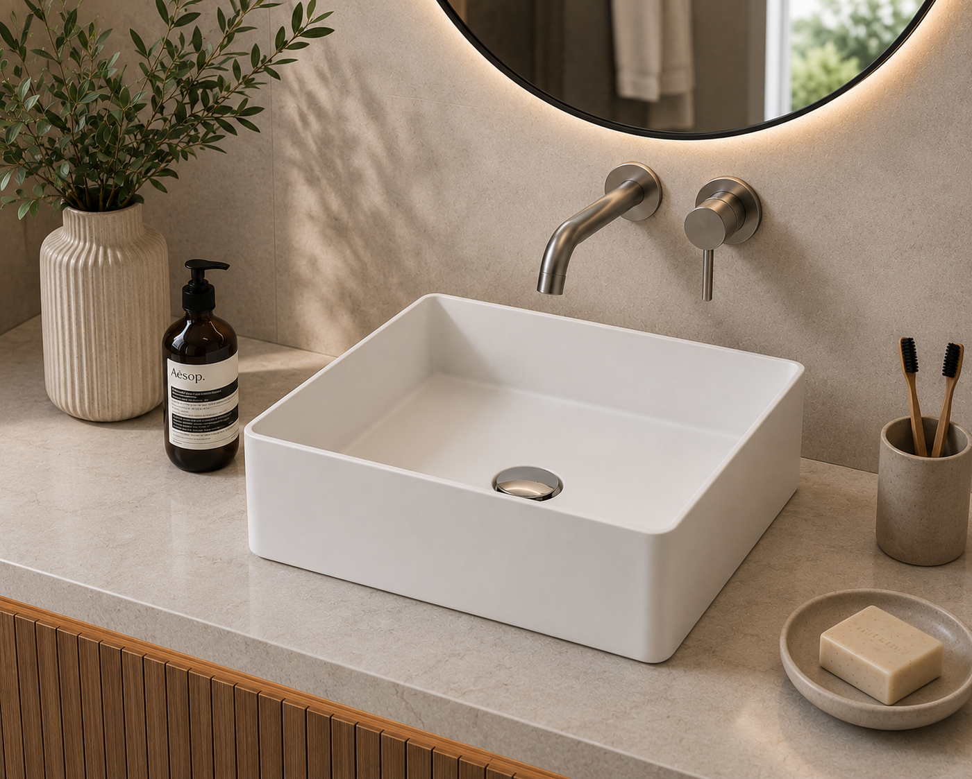 SATET countertop porcelain washbasin