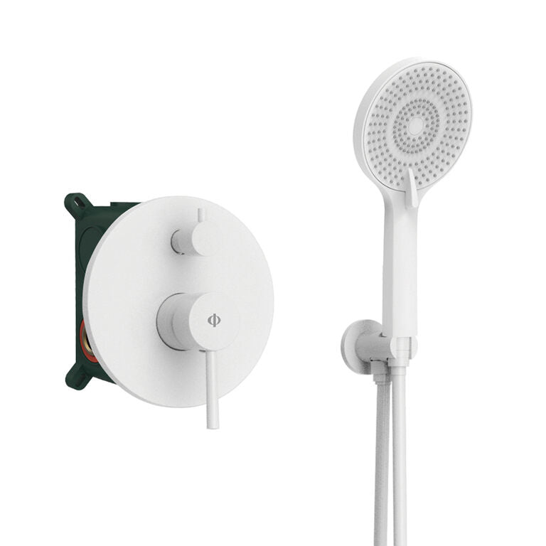 External parts for a built-in shower mixer