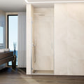 Hinged front shower screen with magnetic seal 1 door GLASS