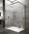 Angular fixed + sliding and folding TANDEM screen