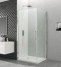 Mampara angular 2 puertas abatibles OPEN