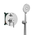 External parts for a built-in shower mixer