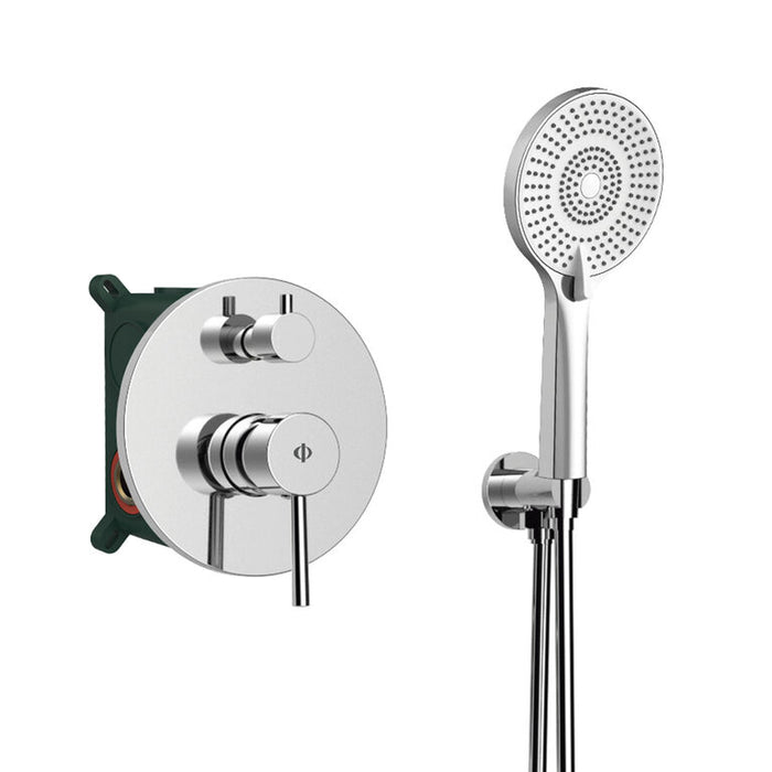 External parts for a built-in shower mixer