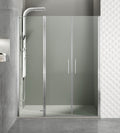 Mampara frontal fijo + 2 puertas abatibles OPEN