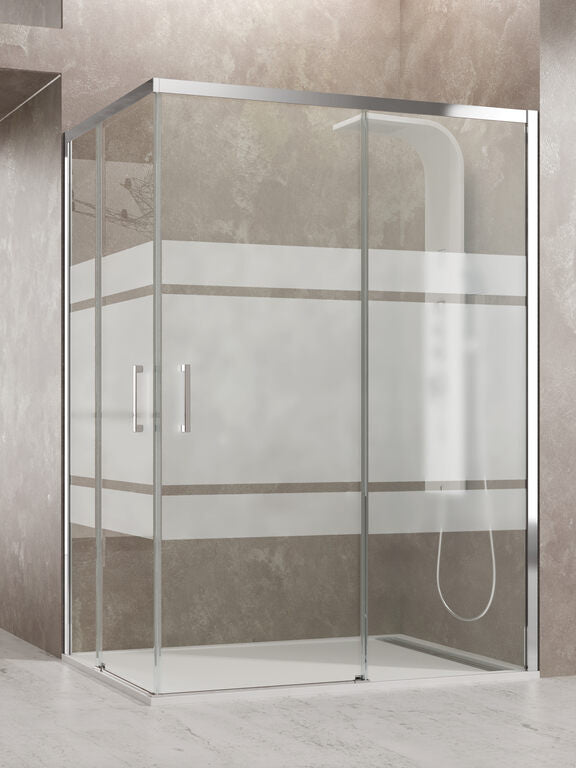 AKTUAL corner shower screen