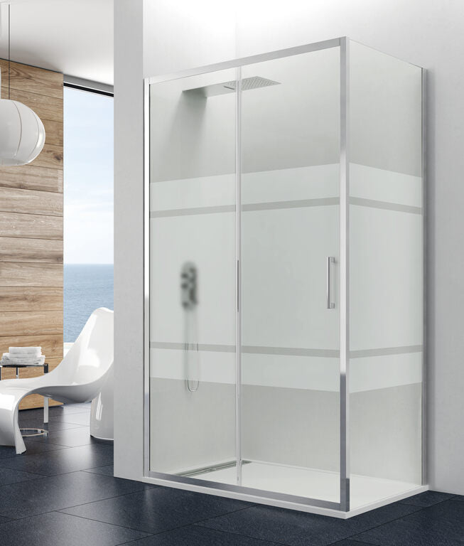 Angular screen with fixed side panel PRESTIGE