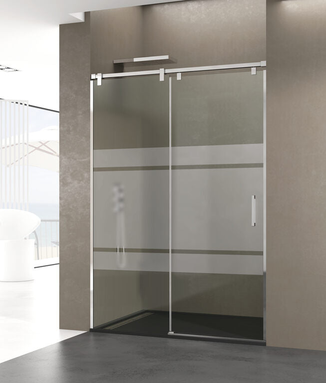 FUTURA front shower screen 1 fixed + 1 sliding door