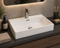 LEO countertop porcelain basin
