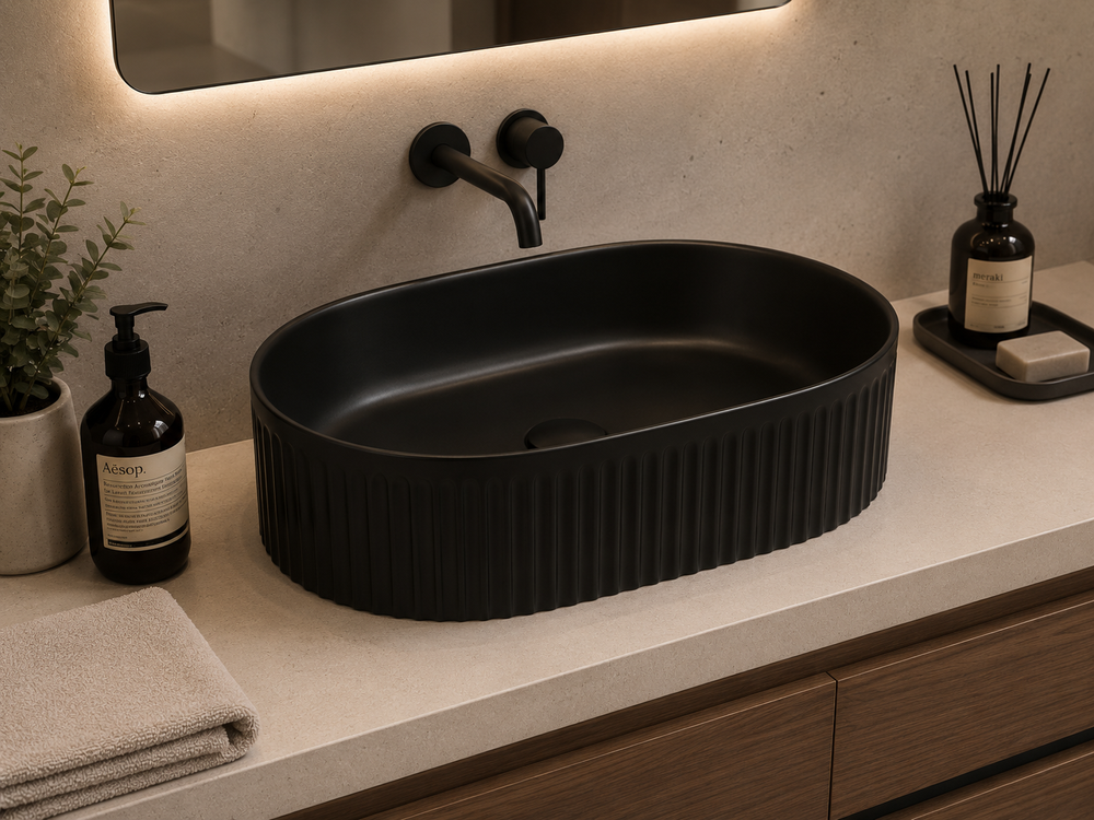 Countertop porcelain basin MAXIMO