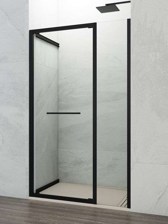 1 fixed + 1 hinged shower screen SPAZIO