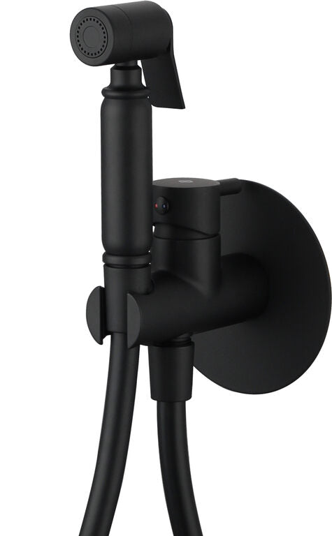 Recessed bidet faucet
