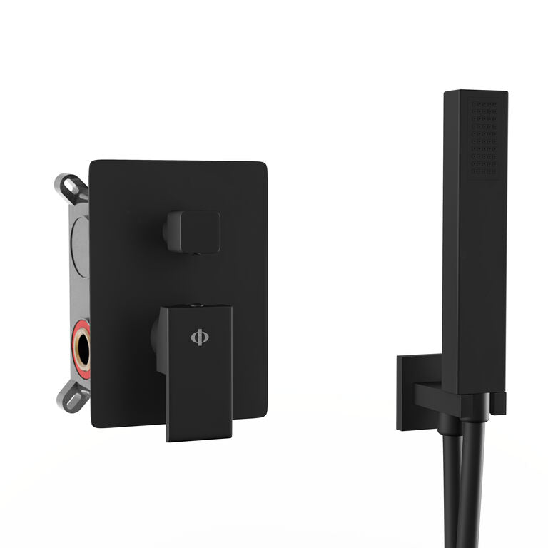 External parts for a built-in shower mixer