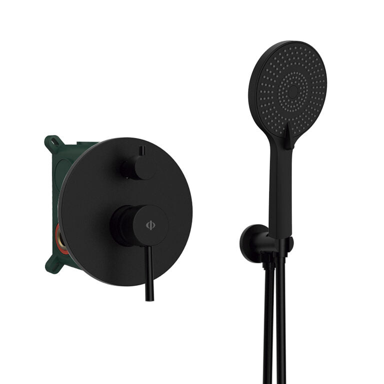 External parts for a built-in shower mixer