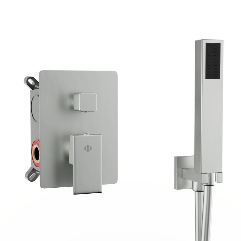 External parts for a built-in shower mixer