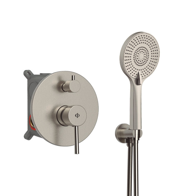 External parts for a built-in shower mixer