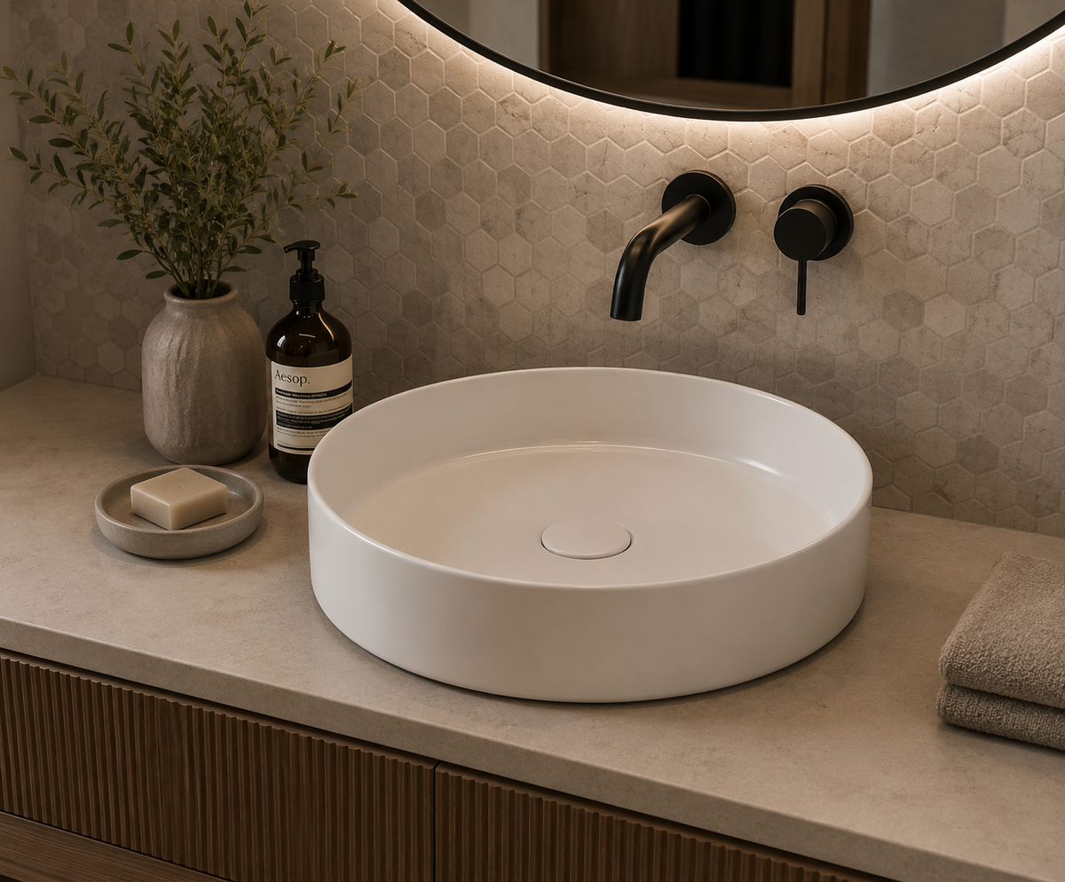 ONTARIO countertop porcelain basin