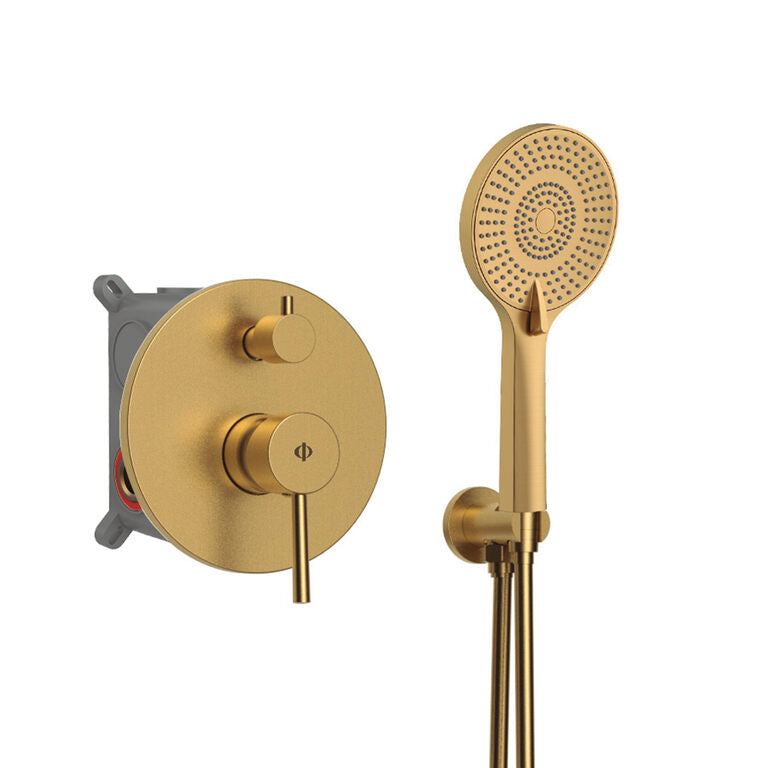 External parts for a built-in shower mixer