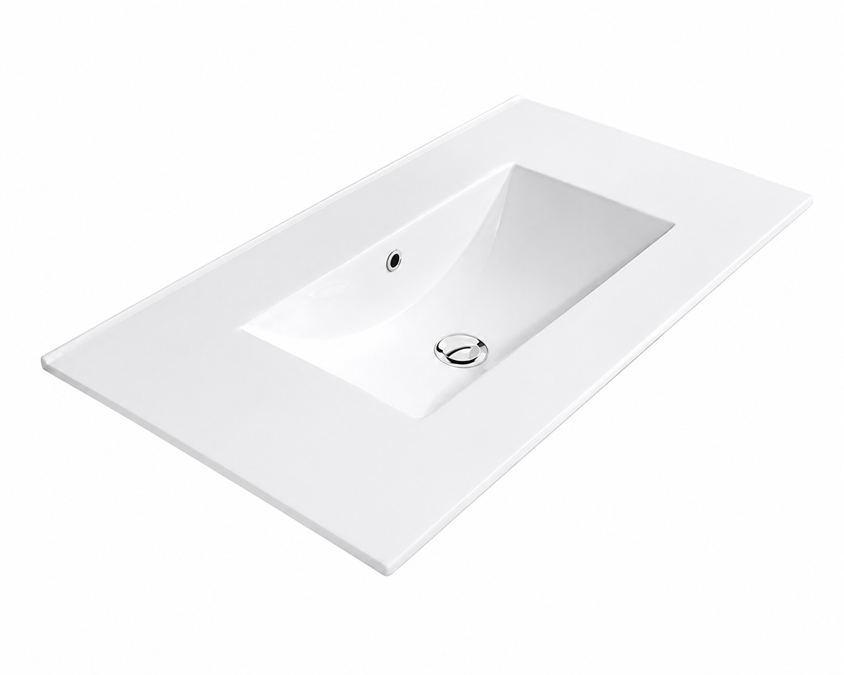 THIN countertop porcelain basin