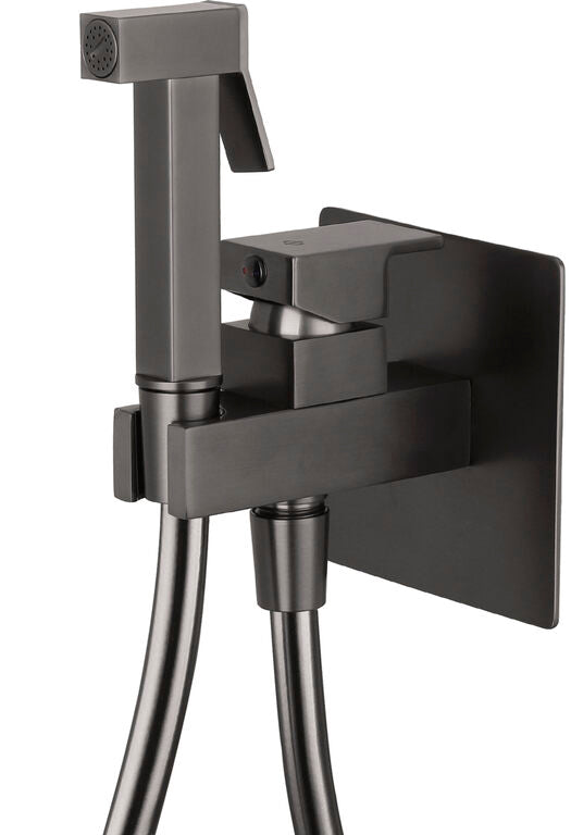 Recessed bidet faucet