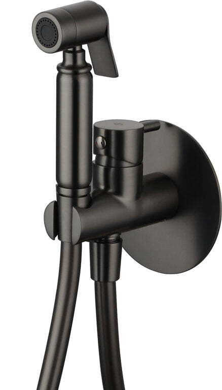 Recessed bidet faucet