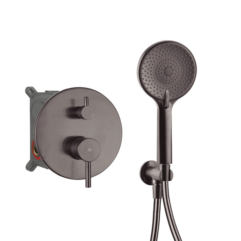 External parts for a built-in shower mixer