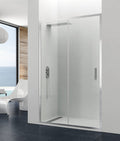 Front shower screen 1 fixed + 1 sliding PRESTIGE