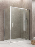 Corner shower screen with fixed side panel AKTUAL