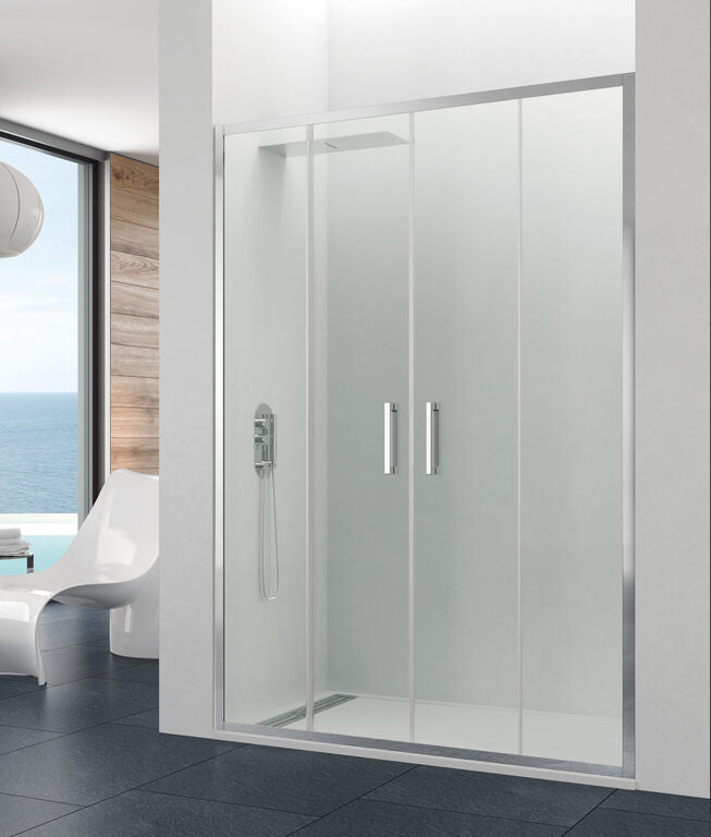 PRESTIGE front screen 2 fixed + 2 sliding panels